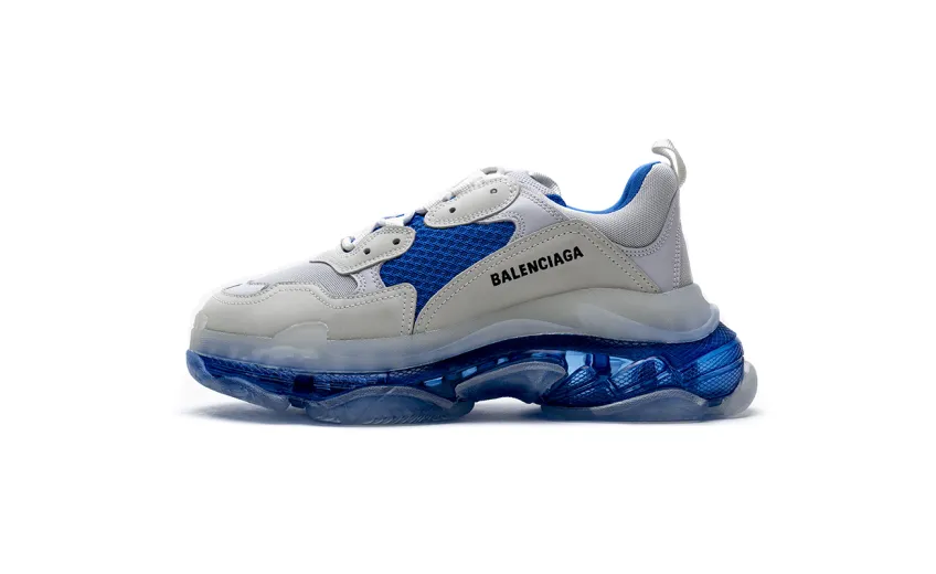 Bstsneaker- Balenciaga Triple S White Blue 541624 W09E1 1772 