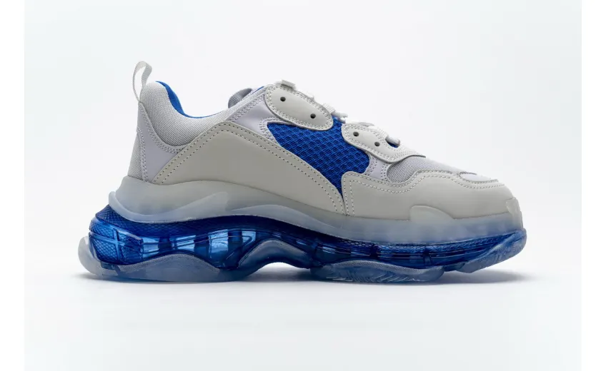 Bstsneaker- Balenciaga Triple S White Blue 541624 W09E1 1772 