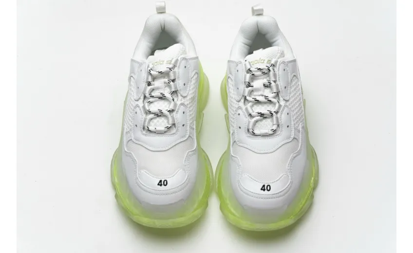 Bstsneaker- Balenciaga Triple S White Green 544351 W09E1 1331 