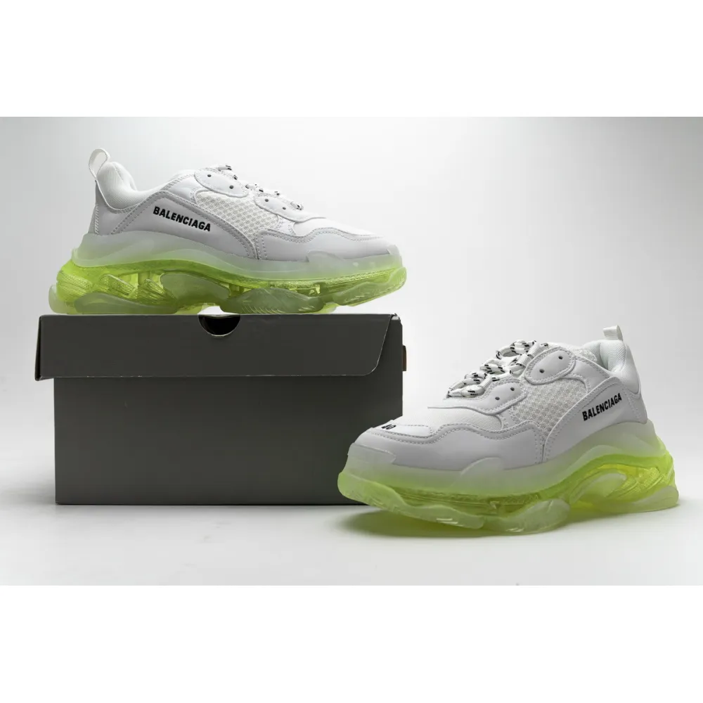 Bstsneaker- Balenciaga Triple S White Green 544351 W09E1 1331 