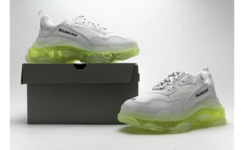 Bstsneaker- Balenciaga Triple S White Green 544351 W09E1 1331 