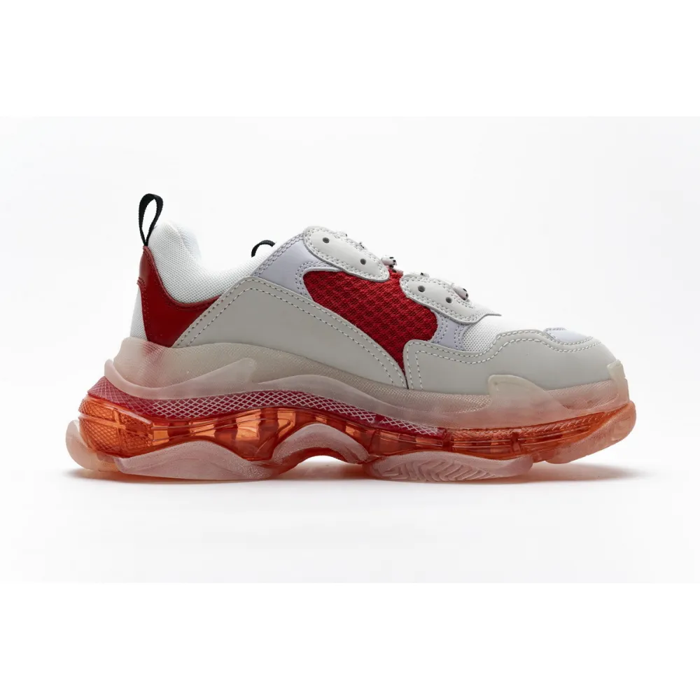Bstsneaker- Balenciaga Triple S White Red 544351 W09E1 4552 