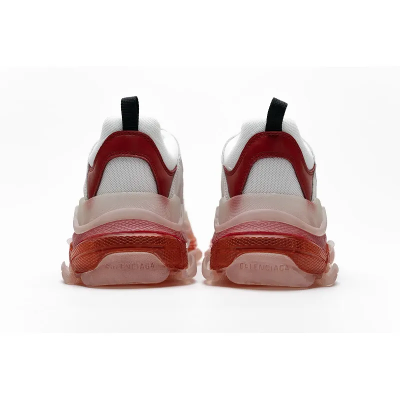 Bstsneaker- Balenciaga Triple S White Red 544351 W09E1 4552 