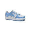 Bstsneaker-Top Quality Bapesta A Bathing Ape Bape Sta Low White Blue 1M70-191-001