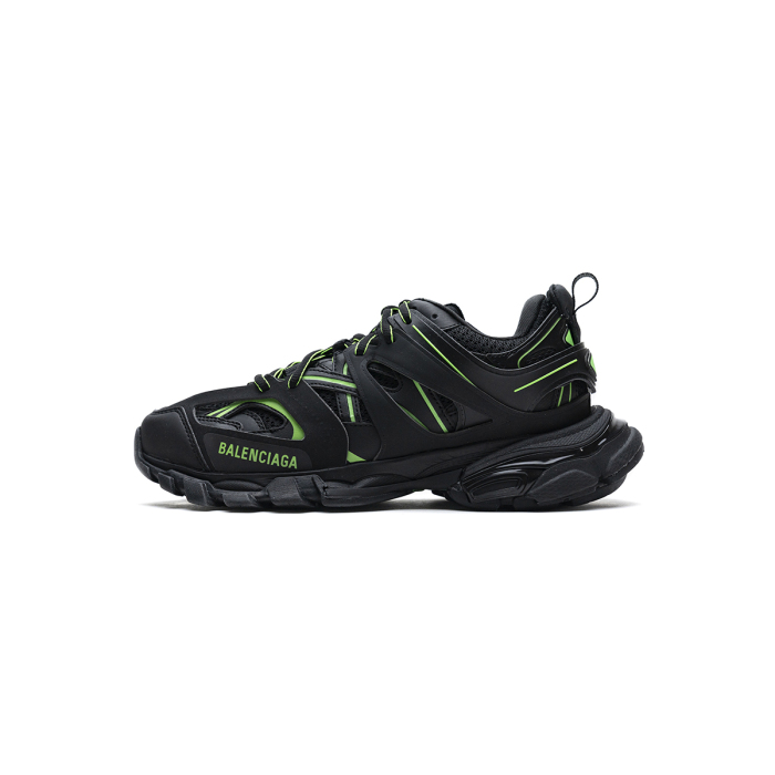  Blenciaga Track 2 Sneaker Black Green 568615 W2MA1 5610 