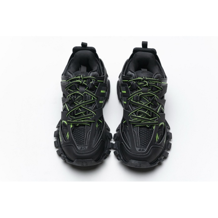  Blenciaga Track 2 Sneaker Black Green 568615 W2MA1 5610 
