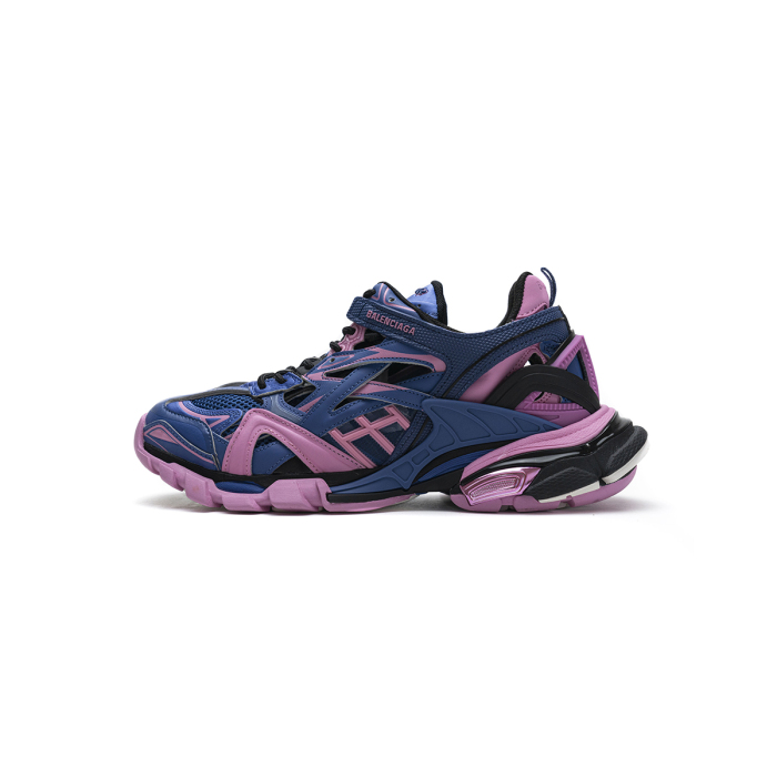  Blenciaga Track 2 Sneaker Blue Pink 570391 W2GN3 4050 