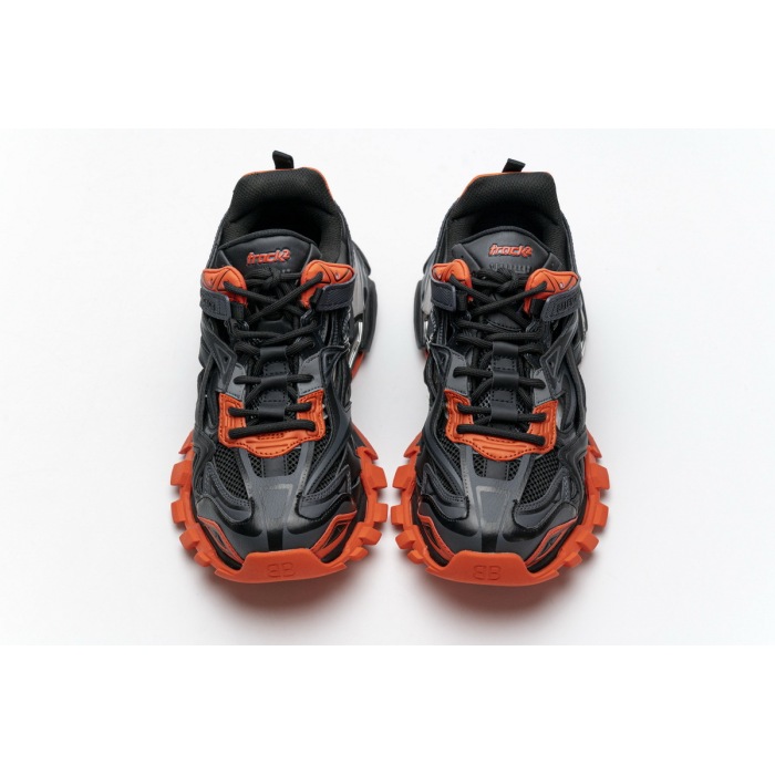  Blenciaga Track 2 Sneaker Dark Grey Orange 570391 W2GN1 2002 
