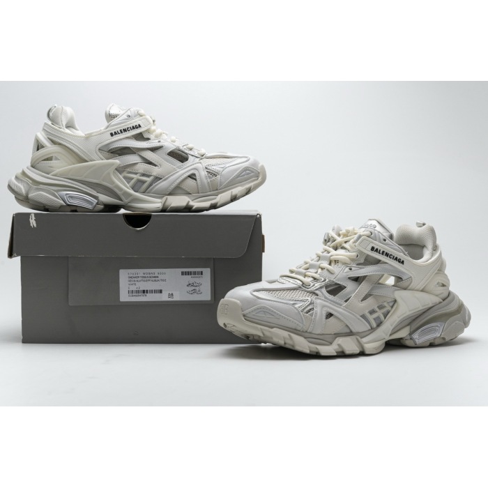  Blenciaga Track 2 Sneaker White 570391 W2GN2 9000 