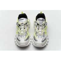  Blenciaga Track 2 Sneaker White Fluo Yellow 568515 W2ON3 9073 