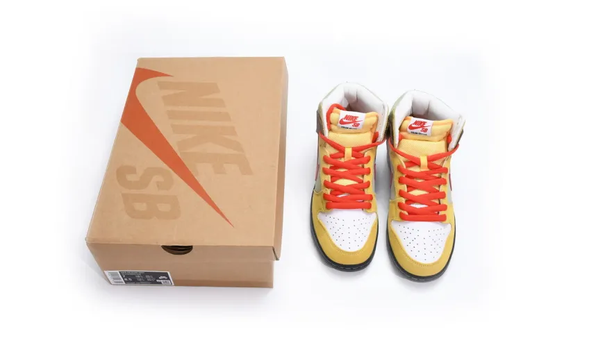 Bstsneaker- Color Skates x Nike SB Dunk High Kebab and Destroy DH0957-100 