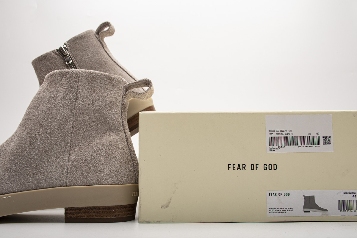 Bstsneaker- Fear Of God Chelsea Santa Fe God Grey Rough Suede 6S19-7007-RSU-030 