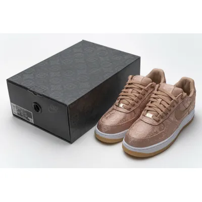  Nike Air Force 1 Low Clot Rose Gold Silk (Regular Box) CJ5290-600   02