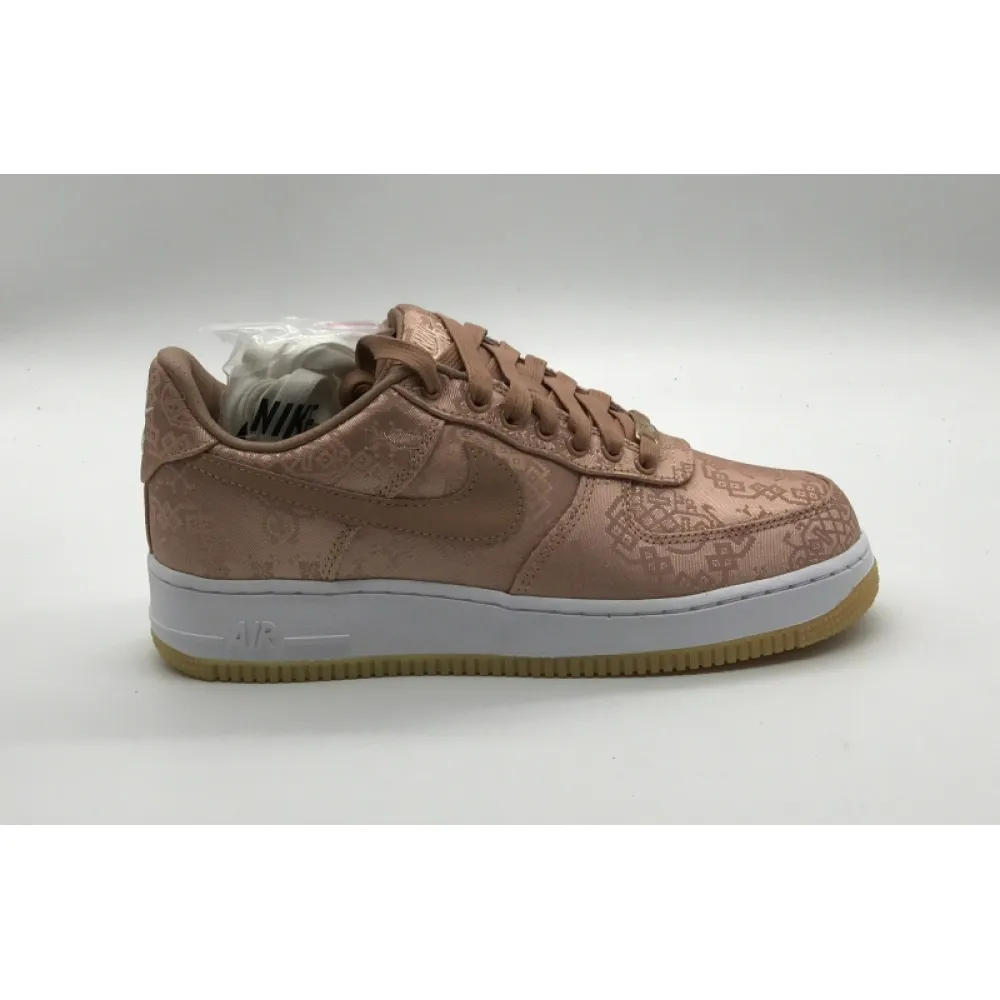 Bstsneaker- Nike Air Force 1 Low Clot Rose Gold Silk (Regular Box) CJ5290-600  