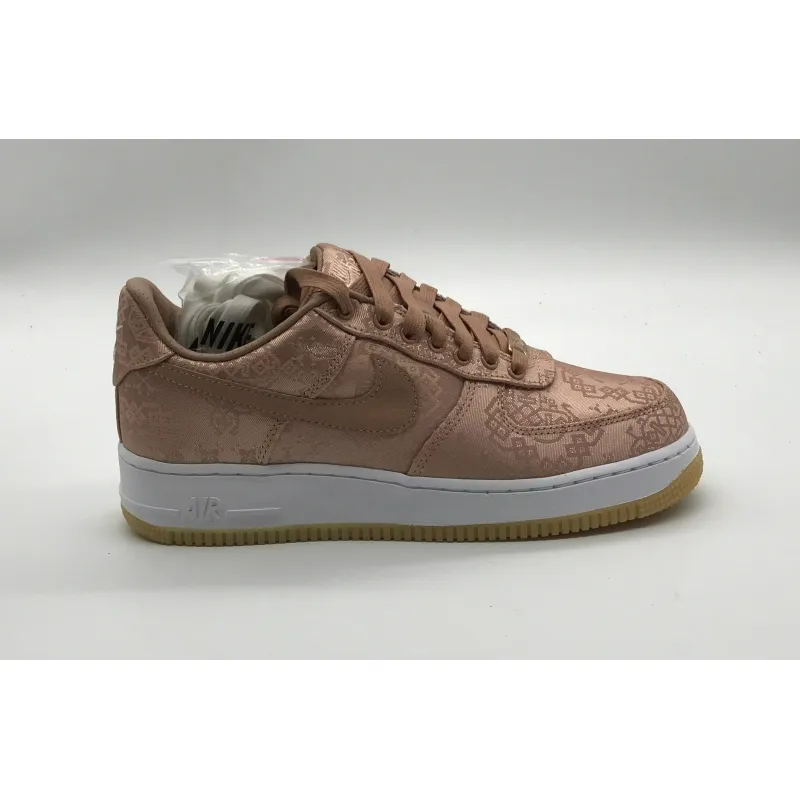 Bstsneaker- Nike Air Force 1 Low Clot Rose Gold Silk (Regular Box) CJ5290-600  