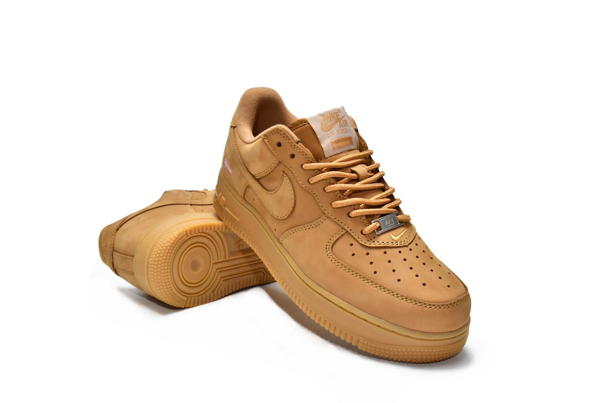 Supreme Nike Air Force 1 Low Wheat Flax DN1555-200 - SAME DAY SHIPPING
