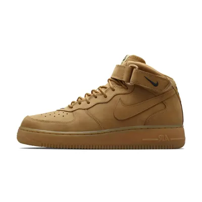  Nike Air Force 1 Mid Flax (2016) 715889-200    01