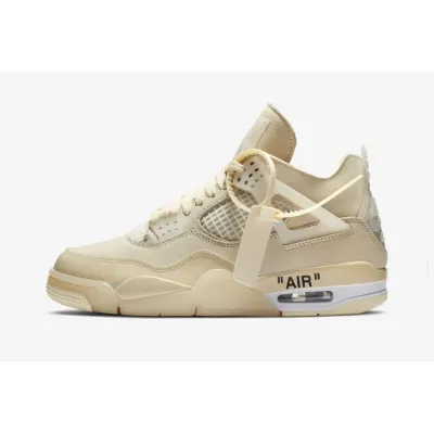  Nike Air Jordan 4 Retro Off-White Sail (W) CV9388-100  02