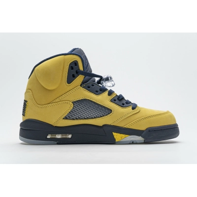 Bstsneaker- Nike Air Jordan 5 Retro Michigan (2019) CQ9541-704  02