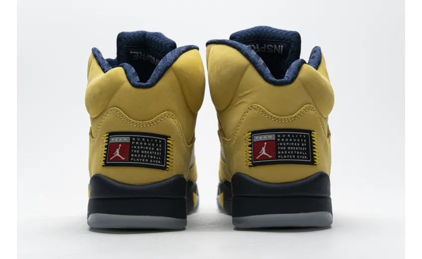 Bstsneaker- Nike Air Jordan 5 Retro Michigan (2019) CQ9541-704 