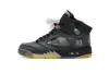  Nike Air Jordan 5 Retro Off-White Black Muslin CT8480-001 