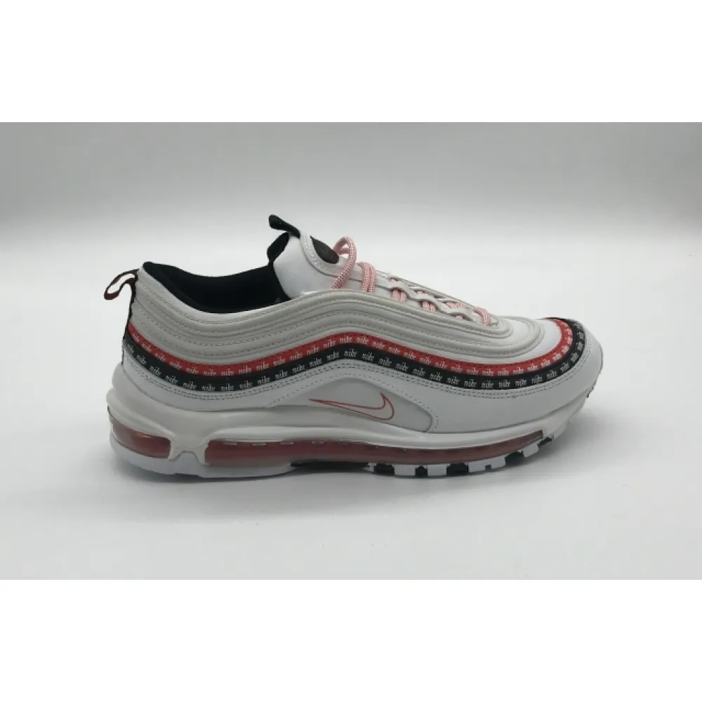Bstsneaker- Nike Air Max 97 Sketch Logo White Black Red CK9397-100 