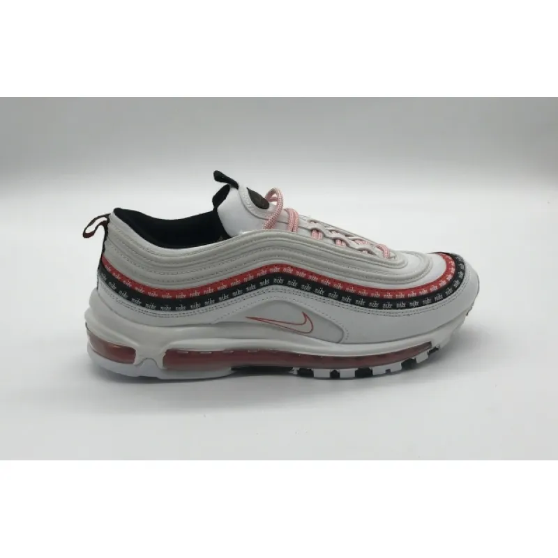 Bstsneaker- Nike Air Max 97 Sketch Logo White Black Red CK9397-100 