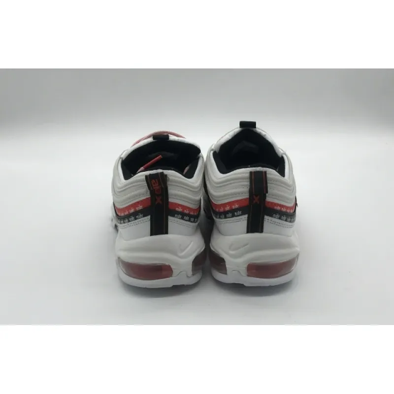 Bstsneaker- Nike Air Max 97 Sketch Logo White Black Red CK9397-100 
