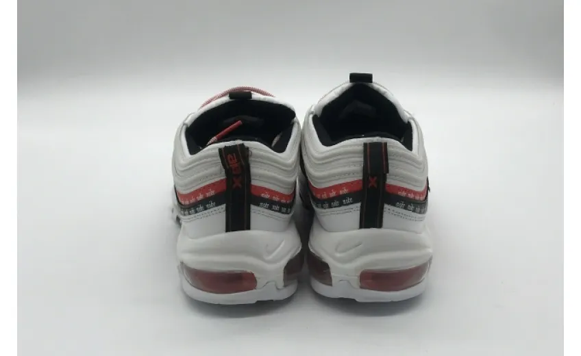 Bstsneaker- Nike Air Max 97 Sketch Logo White Black Red CK9397-100 