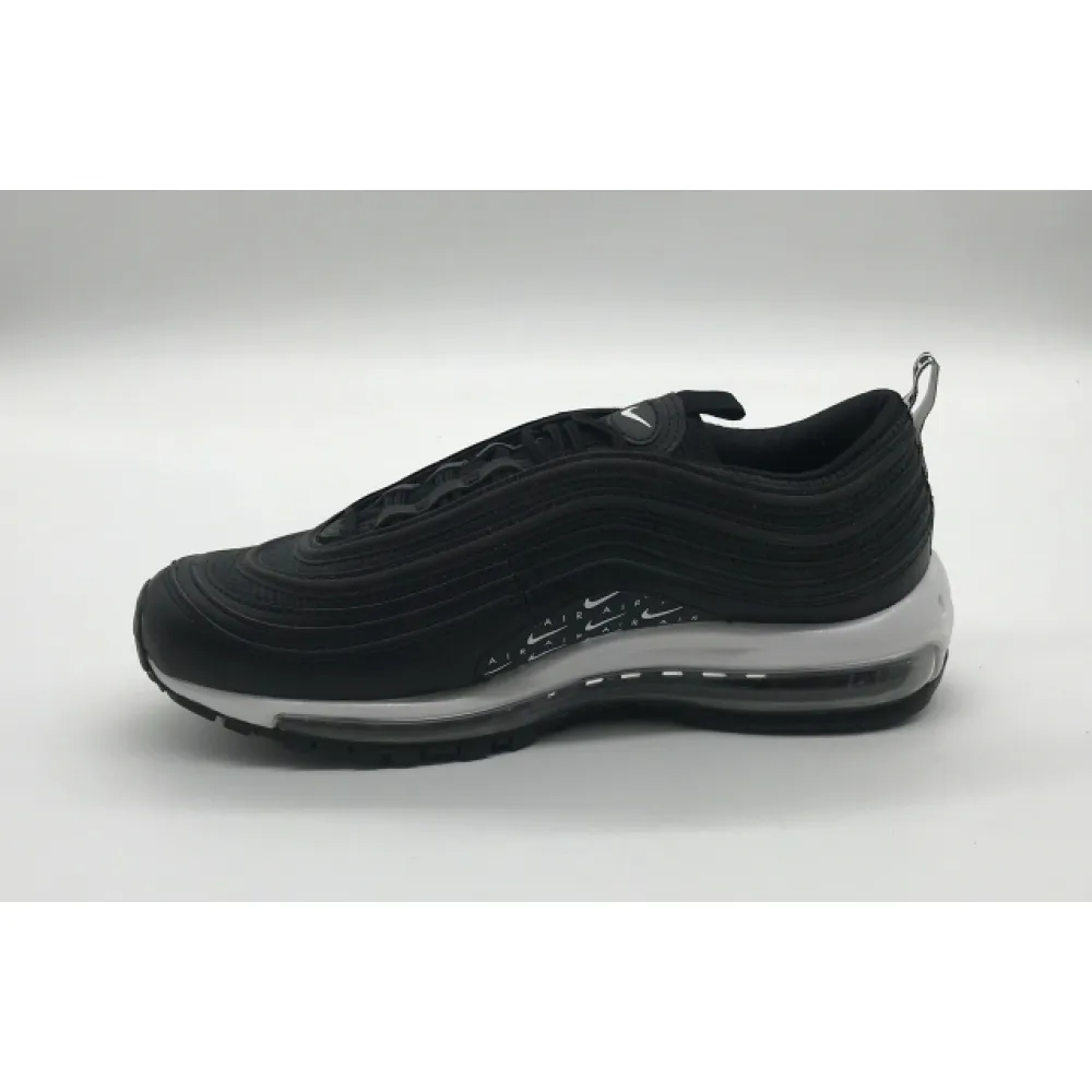 Bstsneaker- Nike Air Max 97 Swoosh Air Logos Black White AR7621-001 