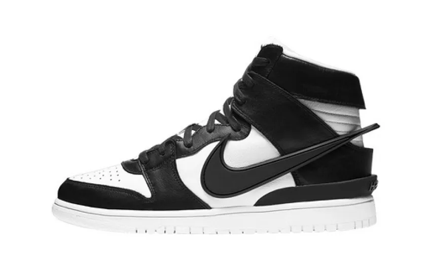  Nike Dunk High Ambush Black White CU7544-001 