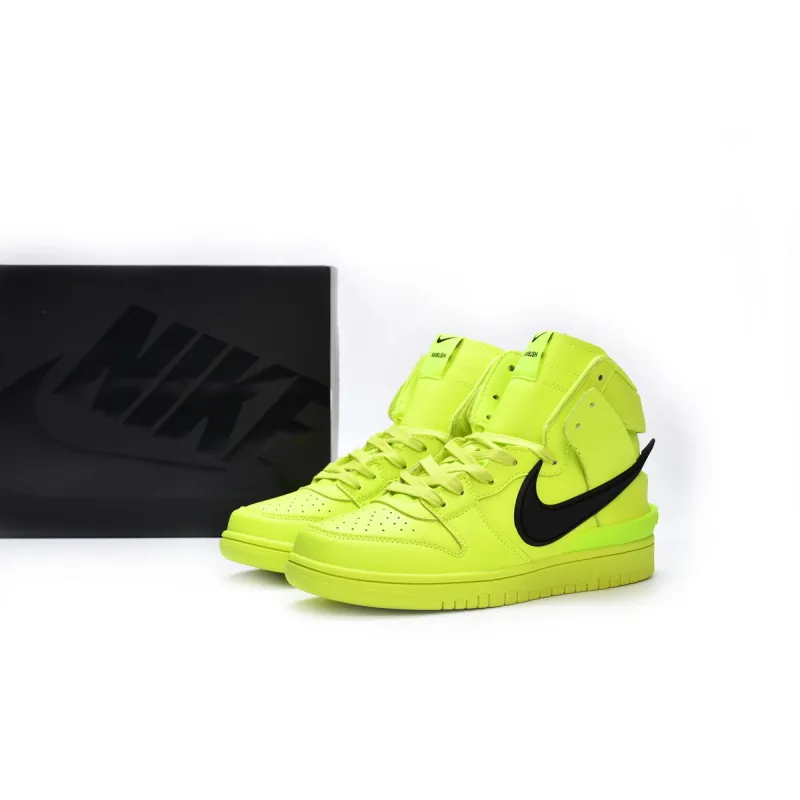  Nike Dunk High AMBUSH Flash Lime CU7544-300 