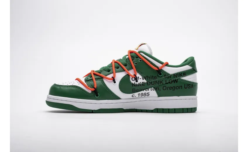 Bstsneaker- Nike Dunk Low Off-White Pine Green CT0856-100 