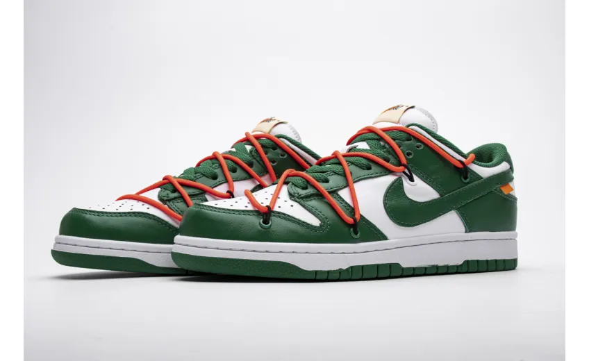 Bstsneaker- Nike Dunk Low Off-White Pine Green CT0856-100 