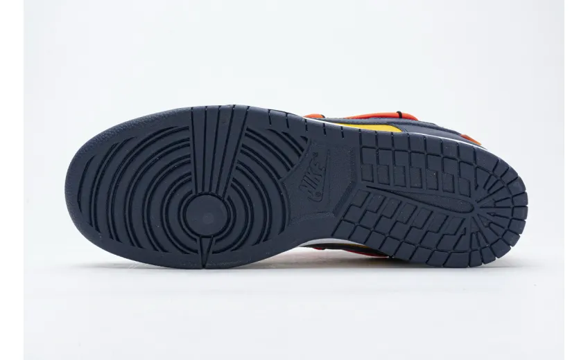 Bstsneaker- Nike Dunk Low Off-White University Gold Midnight Navy CT0856-700 