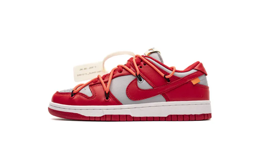 Bstsneaker- Nike Dunk Low Off-White University Red CT0856-600 