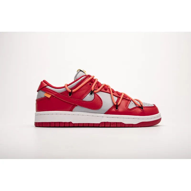 Bstsneaker- Nike Dunk Low Off-White University Red CT0856-600 