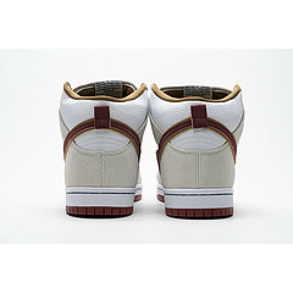  Nike SB Dunk High &quot;Team Crimson&quot; CV9499-100  