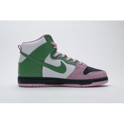Bstsneaker- Nike SB Dunk High Invert Celtics CU7349-001  02