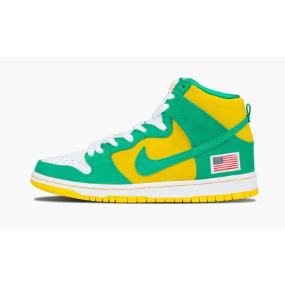  Nike SB Dunk High Oakland Athletics 305050-337  01