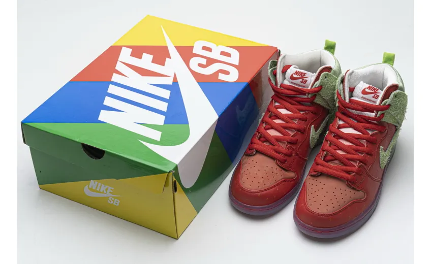 Bstsneaker- Nike SB Dunk High Strawberry Cough CW7093-600 
