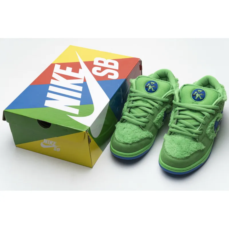 Bstsneaker- Nike SB Dunk Low Grateful Dead Bears Green CJ5378-300 