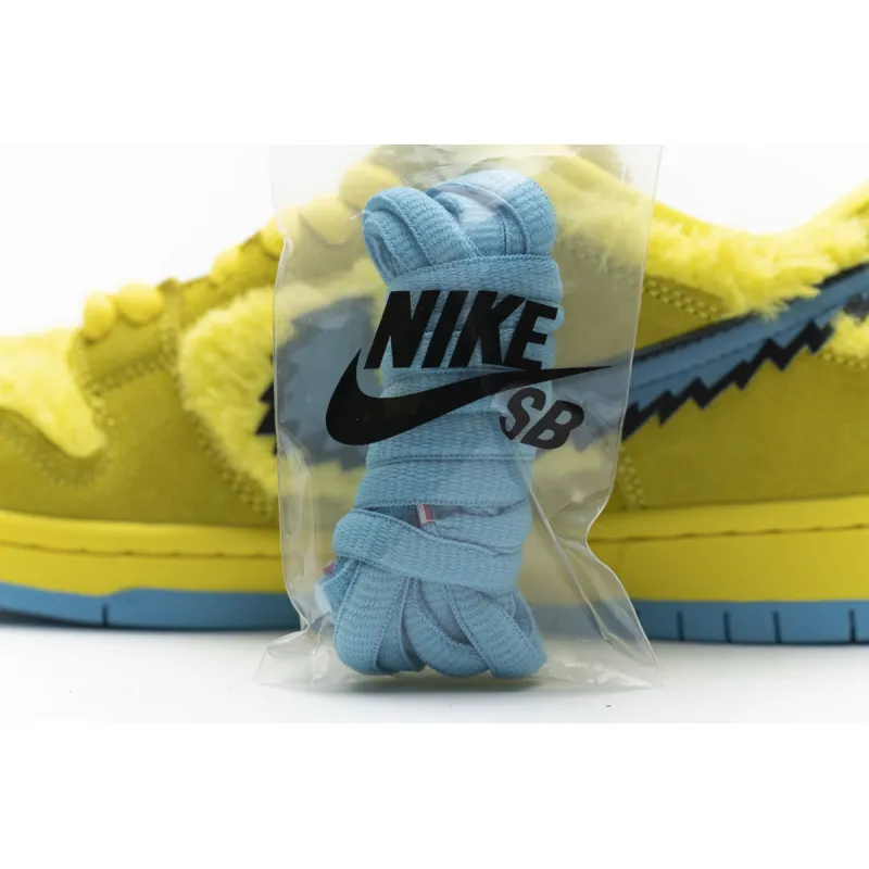 Bstsneaker- Nike SB Dunk Low Grateful Dead Bears Opti Yellow CJ5378-700 