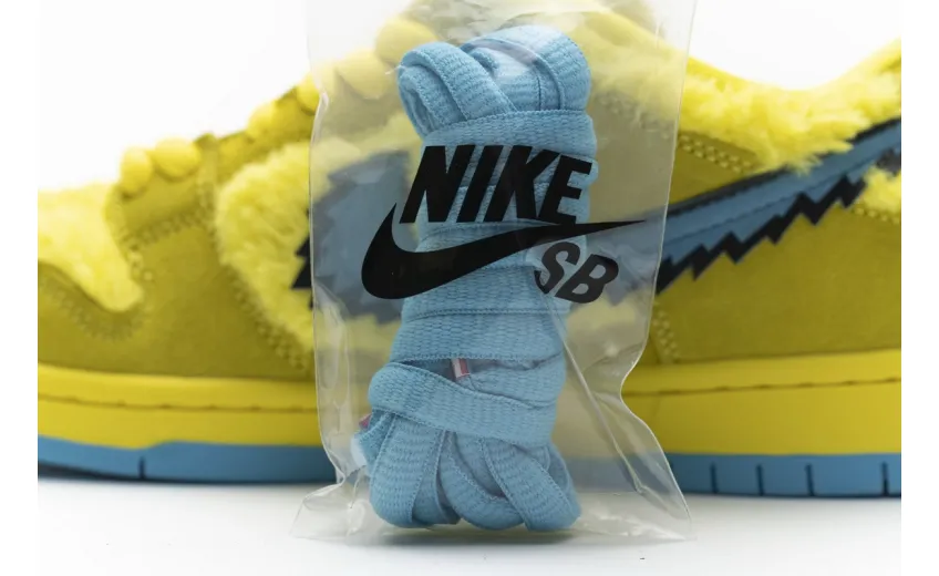 Bstsneaker- Nike SB Dunk Low Grateful Dead Bears Opti Yellow CJ5378-700 