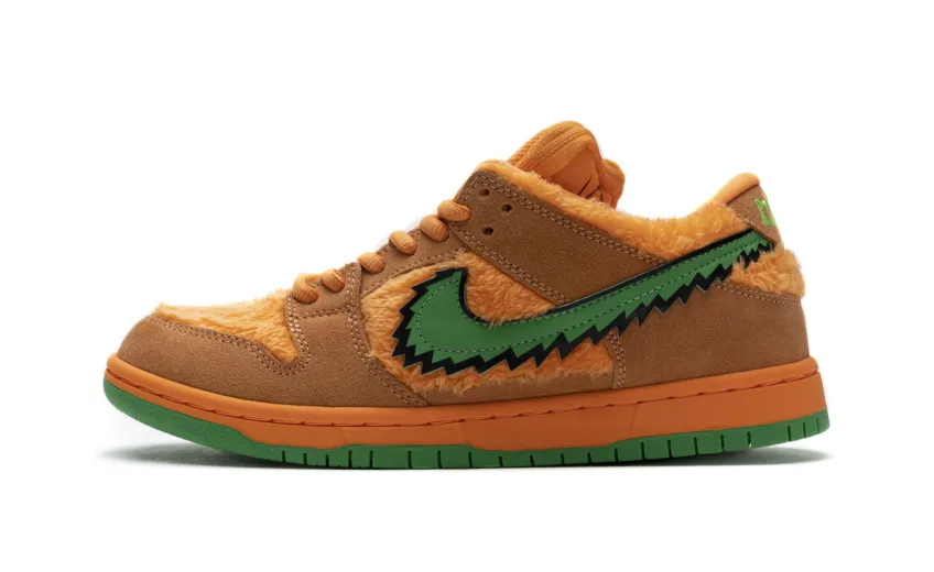 Bstsneaker- Nike SB Dunk Low Grateful Dead Bears Orange CJ5378-800 