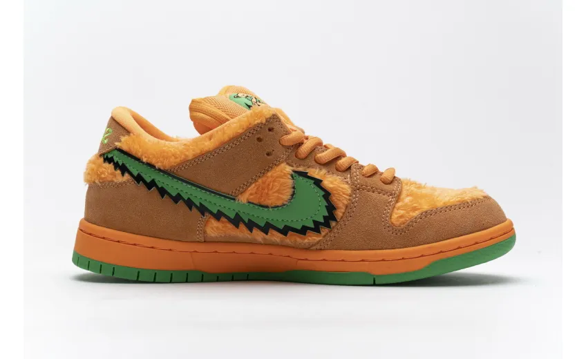 Bstsneaker- Nike SB Dunk Low Grateful Dead Bears Orange CJ5378-800 