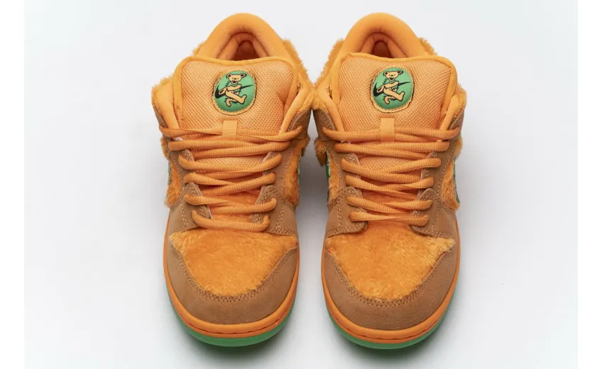 Bstsneaker- Nike SB Dunk Low Grateful Dead Bears Orange CJ5378-800 