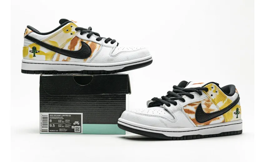 Bstsneaker- Nike SB Dunk Low Raygun Tie-Dye White BQ6832-101 