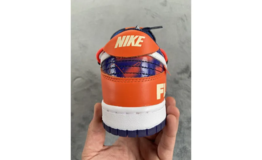 Bstsneaker- Off-White x Futura x Nike SB Dunk Low Fluro Orange DD0856-801 