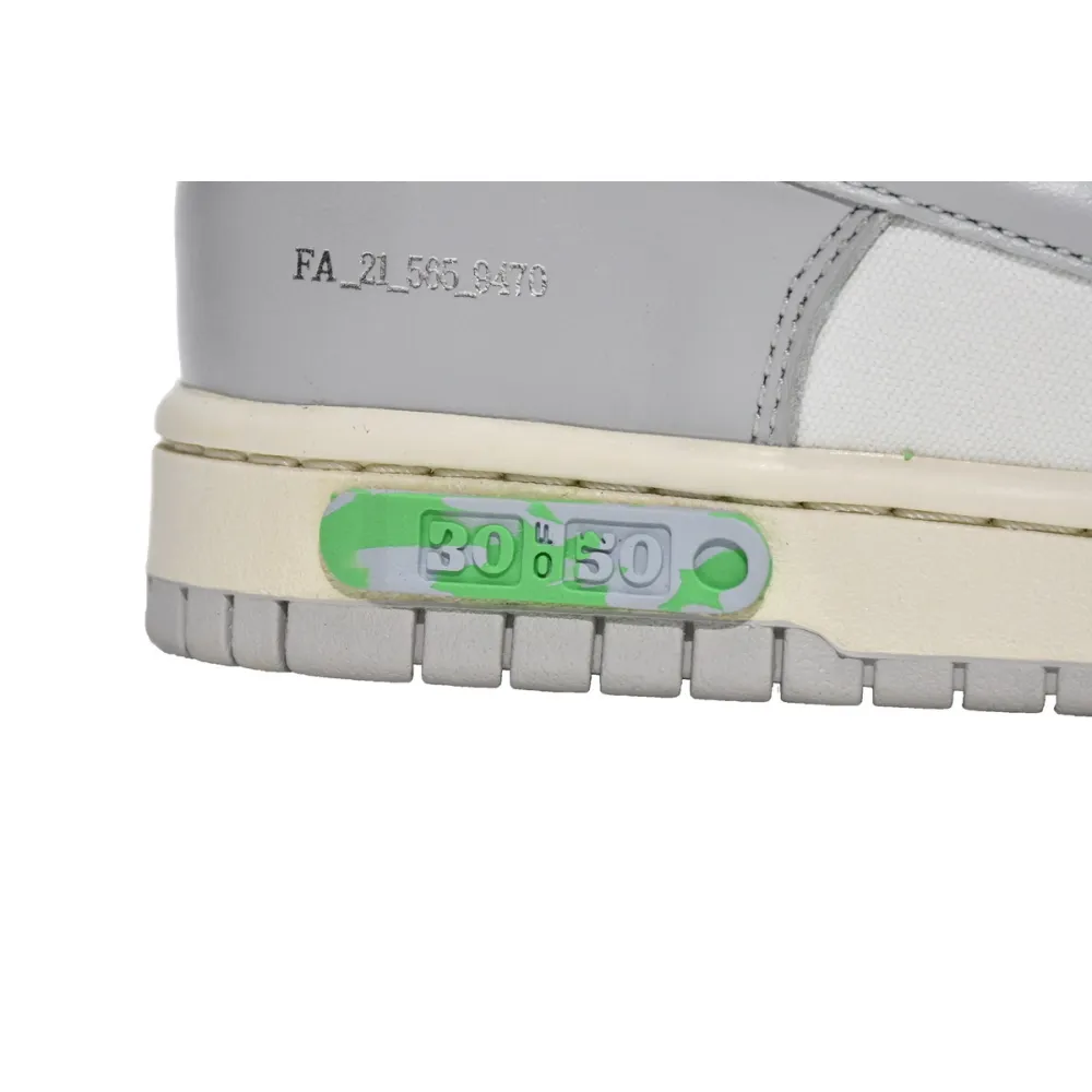 Bstsneaker- OFF WHITE x Nike Dunk SB Low The 50 NO.30 DM1602-122